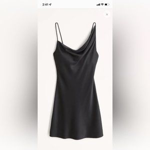 Abercrombie and Fitch Asymmetrical Cowlneck Mini Dress
